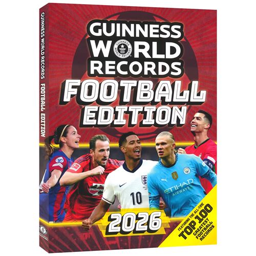 Guinness World Records Football Ed. 2026 吉尼斯世界纪录足球版2026 青少年百科科普读物 英文原版进口儿童图书
