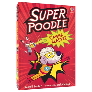 and 进口儿童图书 英文原版 解谜故事 Super poodie 超级贵宾犬 Mega the 小学生桥梁读物 Usborne Blaster 全彩漫画书 尤斯伯恩