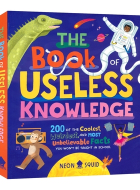 The Book Of Useless Knowledge 无用知识之书 儿童知识大百科 地理 太空 历史 百科科普英语工具书 课外读物 英文原版进口图书