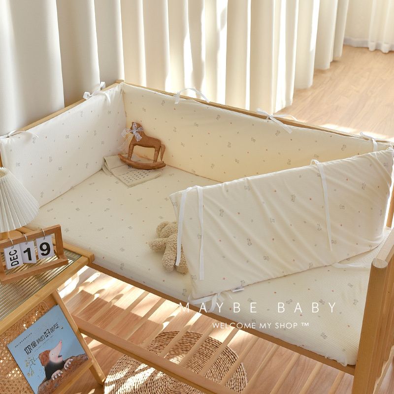 韩国ins宝宝一片式床围新生婴儿防撞软包儿童拼接床围护栏围挡