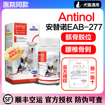 安替诺Antinol安它替诺277髌骨脱位软骨素狗猫宠物关节骨刺炎瘸腿