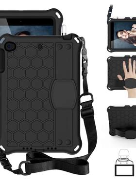 适用苹果ipad1 0保护套ipad mini1/2/3/4/5/6/7手托皮套pro11平板保护外壳7.9寸防摔肩带壳9.7/air11英寸胶套