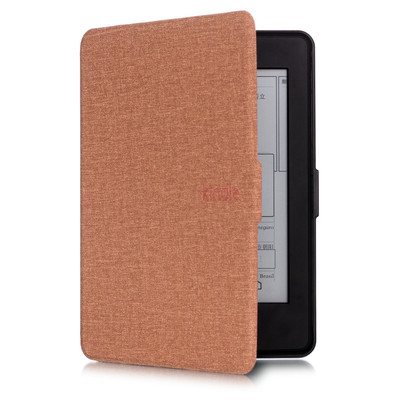 适用亚马逊kindle paperwhite 1/2/3布纹皮套 Dp75sDI保护壳 外套