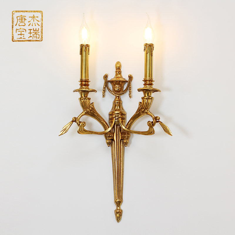 杰瑞唐宝欧式风卫生间全铜铜壁灯