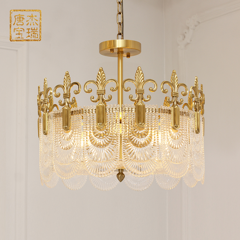 轻奢法式风衣帽间玄关艺术吊灯