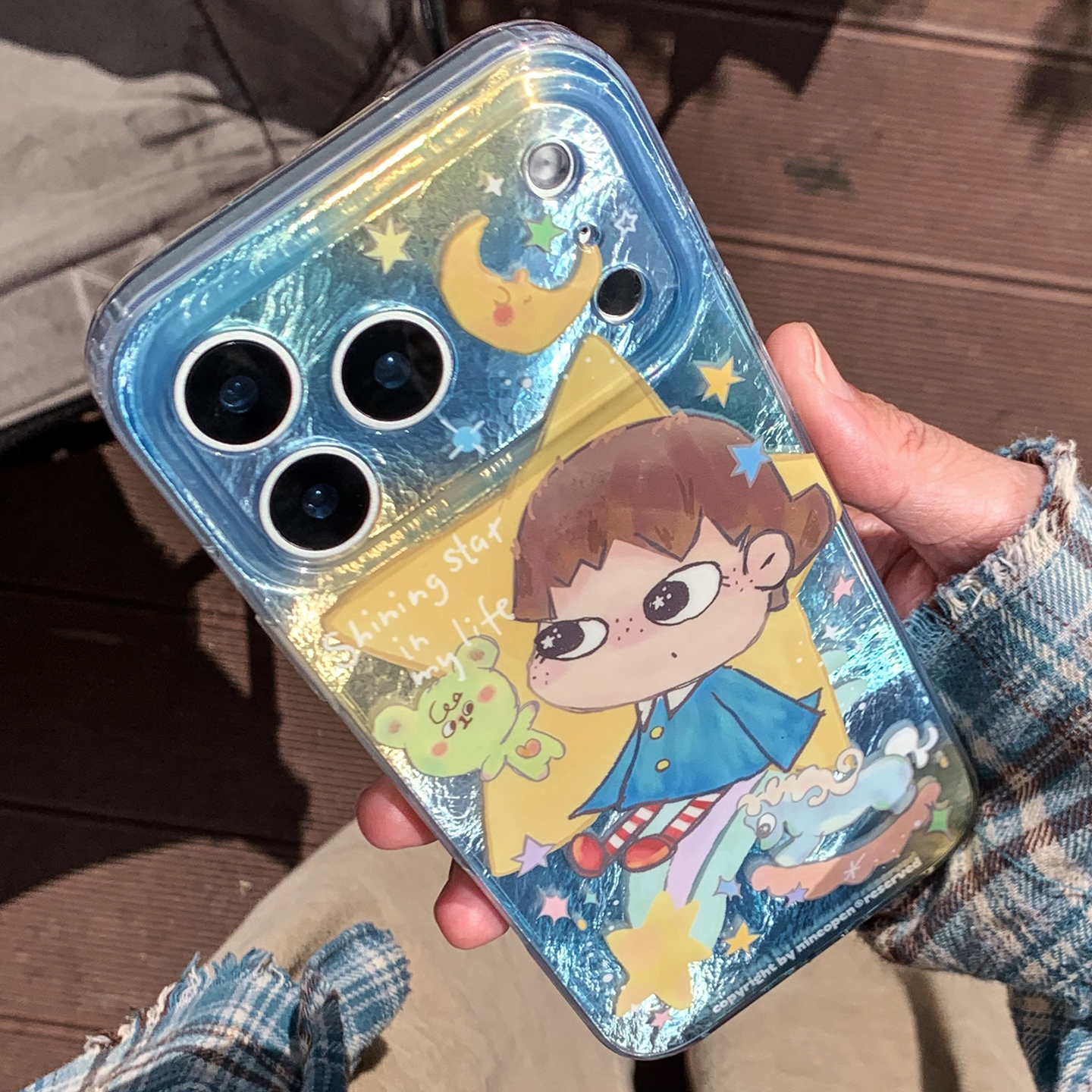 可爱星星眼诺诺适用于iphone17