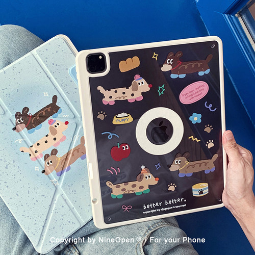 九点半可爱适用苹果air8磁吸拆分