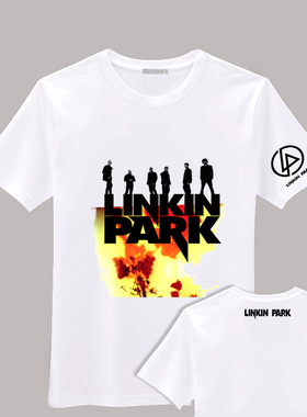 夏装新款t恤男女短袖linkinpark林肯公园2020演唱会周边同款衣服