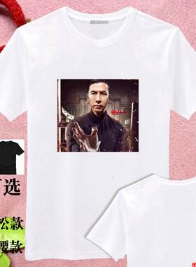 叶问图甄子丹T恤衫合格斗武术 男女士短袖拳击运动训练纯棉上衣服