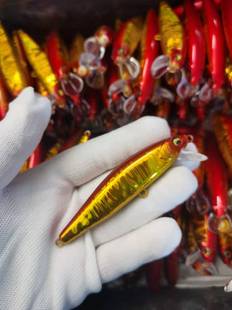 日本jack新款 ANCHOPEED鱼饵瑕疵品27g84mm 沉水海水米诺BIGBACKER