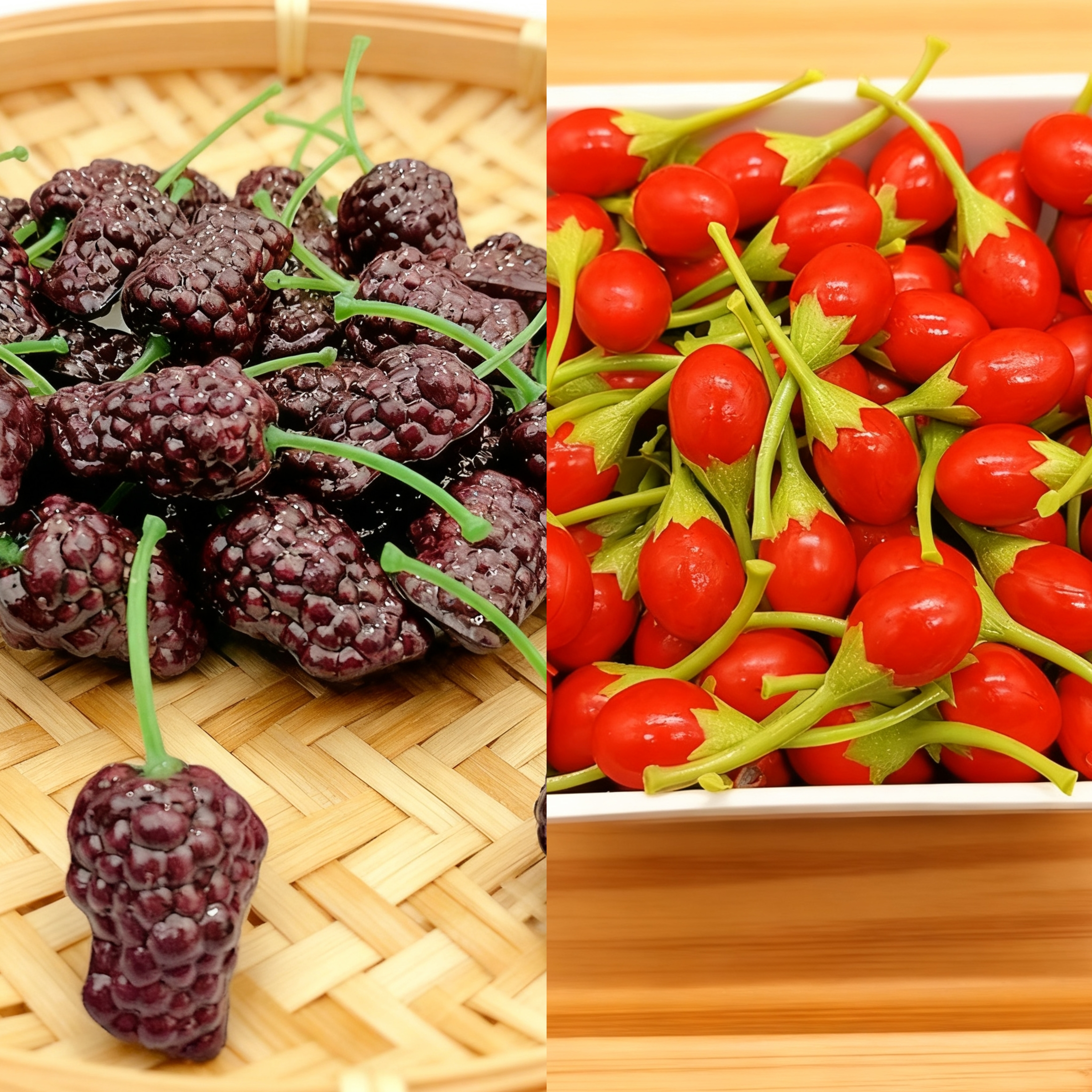 仿真食物模型假的桑葚红枸杞子树莓植物装饰品摆件水果拍摄玩道具