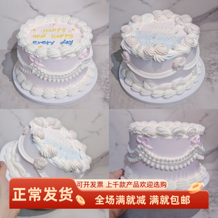 仿真6寸蛋糕模型新款假甜点道具