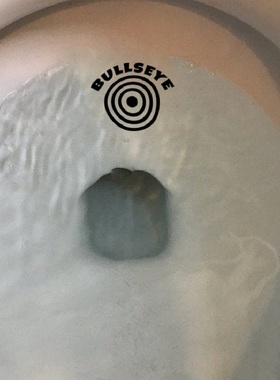 卫浴背景洗手间卫生间马桶贴小便池靶心几何图案bullseye搞笑防水