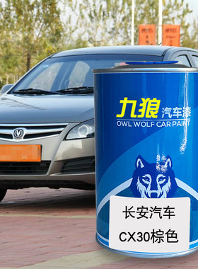 九狼汽车漆长成品安汽车漆CX30棕色银色闪光星河银灰奔奔EV月光白
