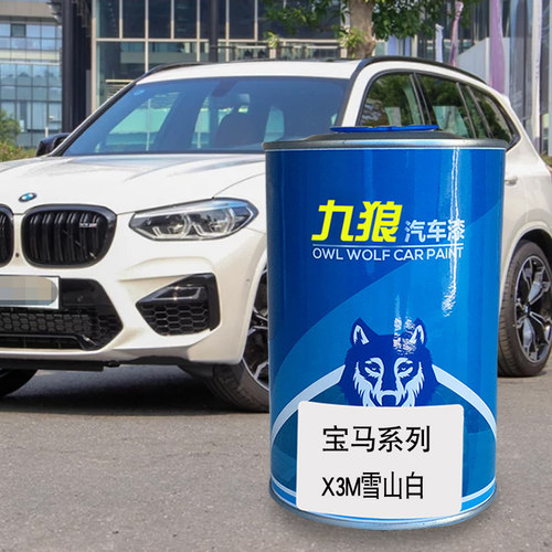 九狼汽车喷烤色漆宝油漆马X3MX3雪山白量子蓝弗拉门科红量子蓝色 - 封面