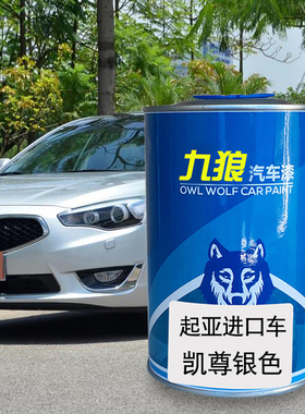 九狼汽车漆起成品亚漆原车漆补色维修银色凯尊丝缎银灰色CEED白色