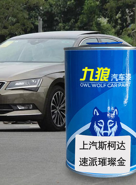 九狼汽车漆上成汽斯柯品达漆改补色速派璀璨金明锐棕色银蓝琥珀棕
