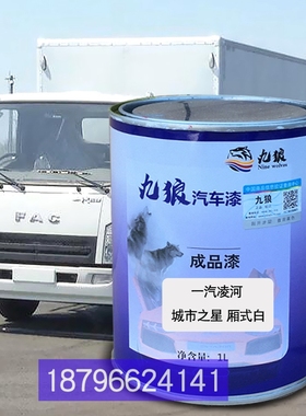 九狼一改汽凌色河城市之星白东方之星白桔红一补漆汽通用金铃白色