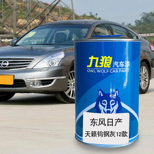 九狼漆日天籁钨钢灰产月光银途达碧玉黑天漠金汽车翻新喷烤成品漆 - 封面