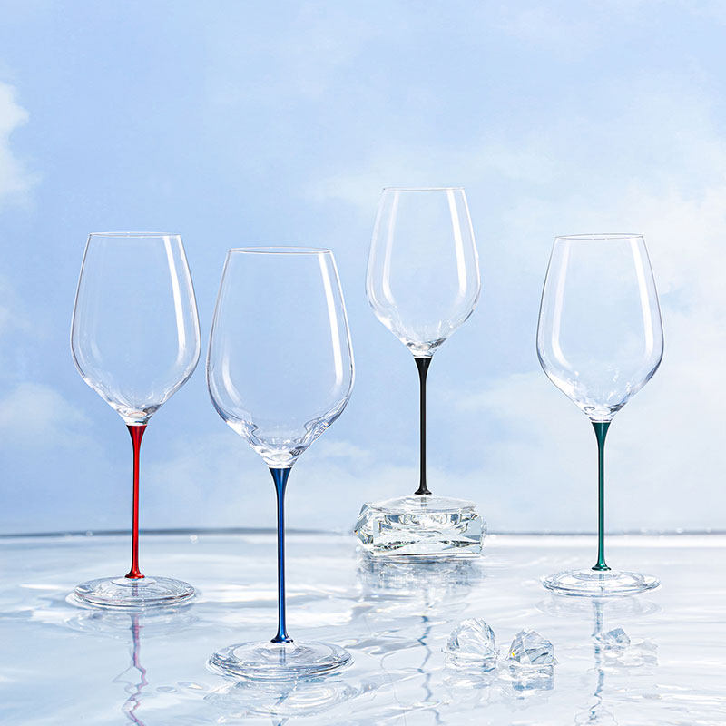 Cheer启尔 进口彩虹杆水晶红酒杯葡萄酒高脚杯酒具礼盒礼物