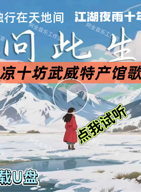 五凉十坊武威特产馆问此生专辑汽车载U盘无损音CD碟片抖音Ai歌曲