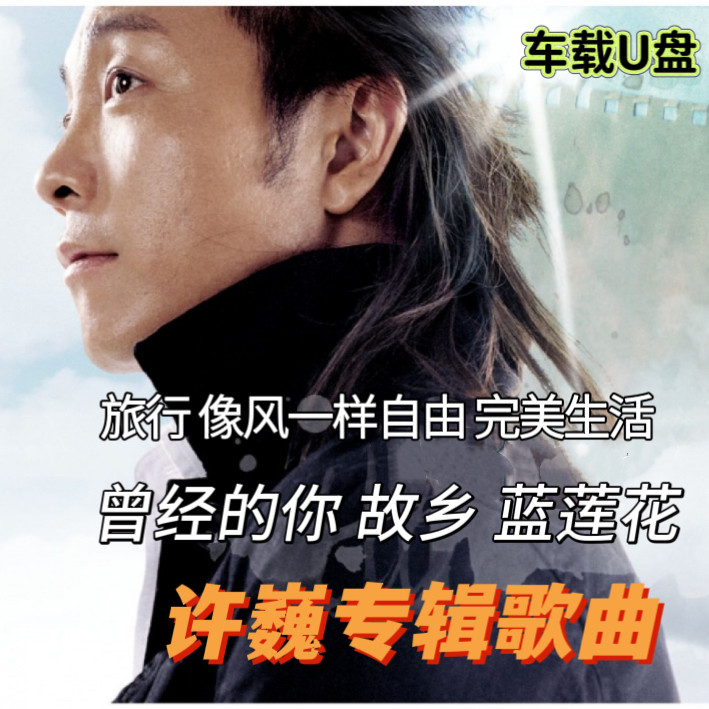 许巍专辑歌曲蓝莲花旅行曾经的你汽车载U优盘CD碟片经典摇滚精选