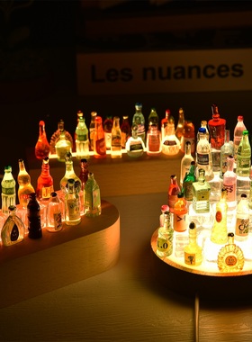 diy手作迷你酒瓶小夜灯