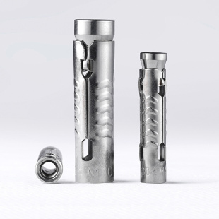 M12 内膨胀螺丝螺栓M6M8 304不锈钢鱼鳞膨胀管三片式 壁虎201一片式