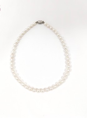 Gloire/古名S925银淡水无核珍珠项链