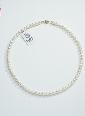 Gloire/古名14K金淡水无核欧若拉珍珠项链6.5-7.5mm吉尔德证Z1596