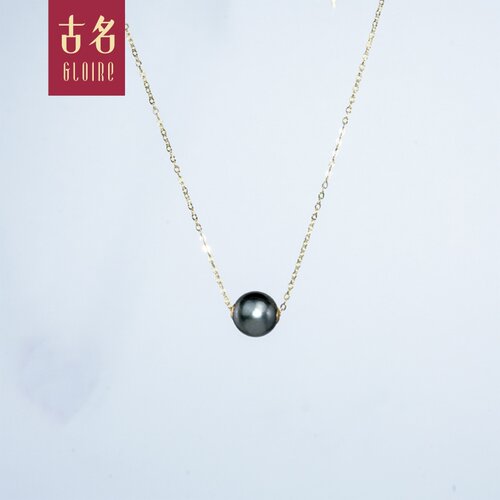 18K金海水大溪地路路通吊坠