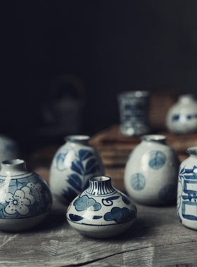 中式花瓶复古怀旧装饰