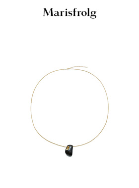 【轻礼系列】玛丝菲尔时尚气质简约内嵌镂空圆环设计吊坠造型项链