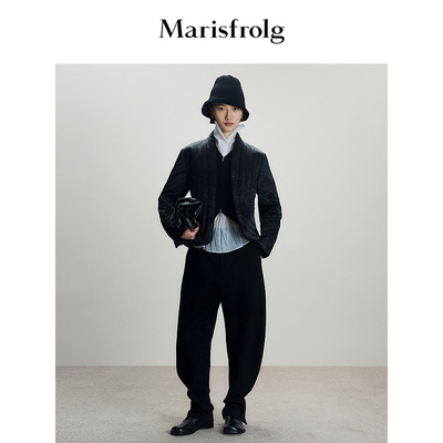 【90白鹅绒】Marisfrolg玛丝菲尔2025冬新款短款修身羽绒服外套