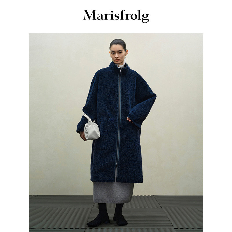 【明星同款】Marisfrolg玛丝菲尔2025冬廓形双面穿环保皮草外套,女装/女士精品,毛呢外套,淘宝优惠券,粉丝福利购,淘宝优惠卷