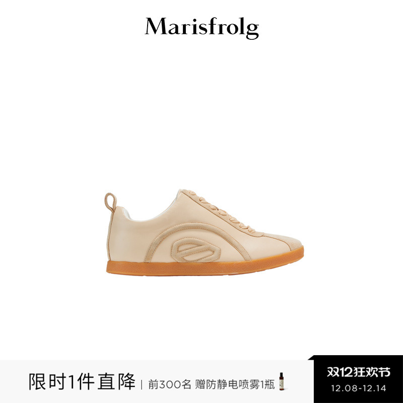 【灵感搭配】玛丝菲尔秋季桔杏色欧美简约时尚女鞋