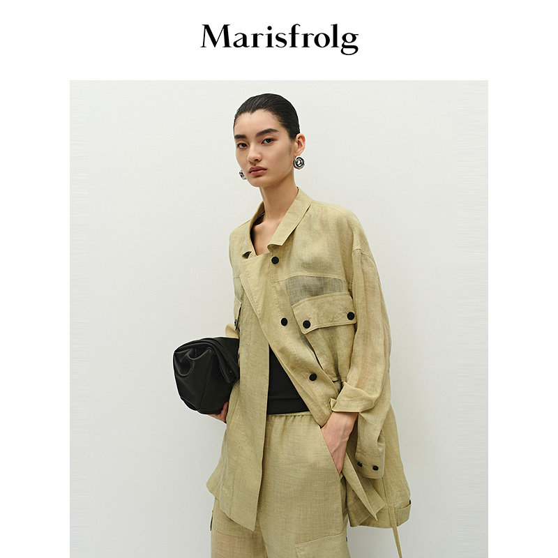 【精简衣橱】Marisfrolg玛丝菲尔夏款松弛感宽松外套上衣图片