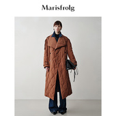Marisfrolg玛丝菲尔冬大翻领风衣式 轻羽系列 羽绒外套