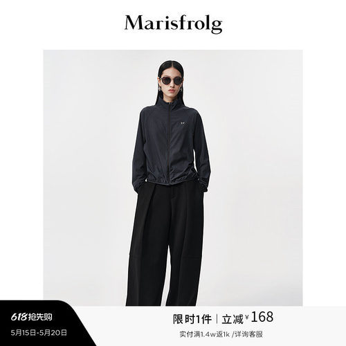 【轻量外套】Marisfrolg玛丝菲尔2026夏新款时尚短款气质立裁外套