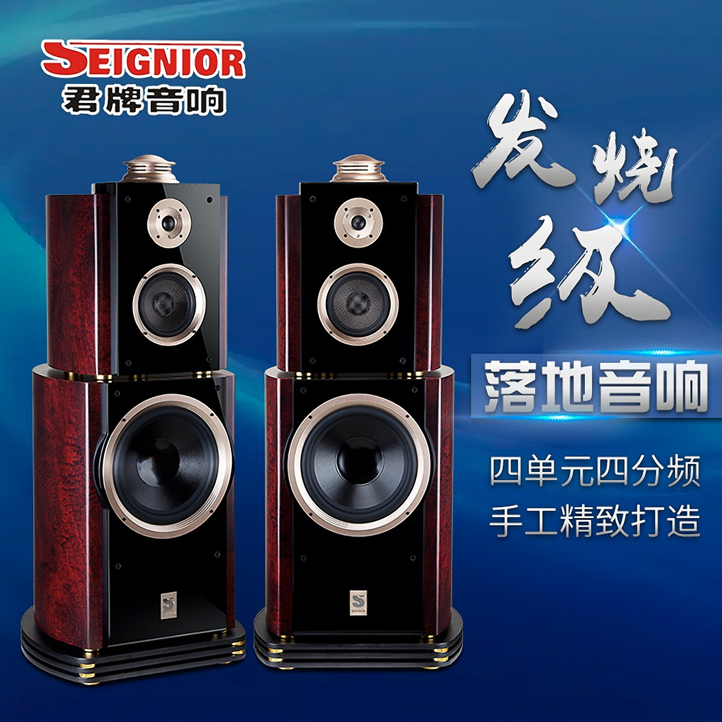 SEIGNIOR君A12家庭影院5.1hifi音响套装高端发烧级落地音箱高保真