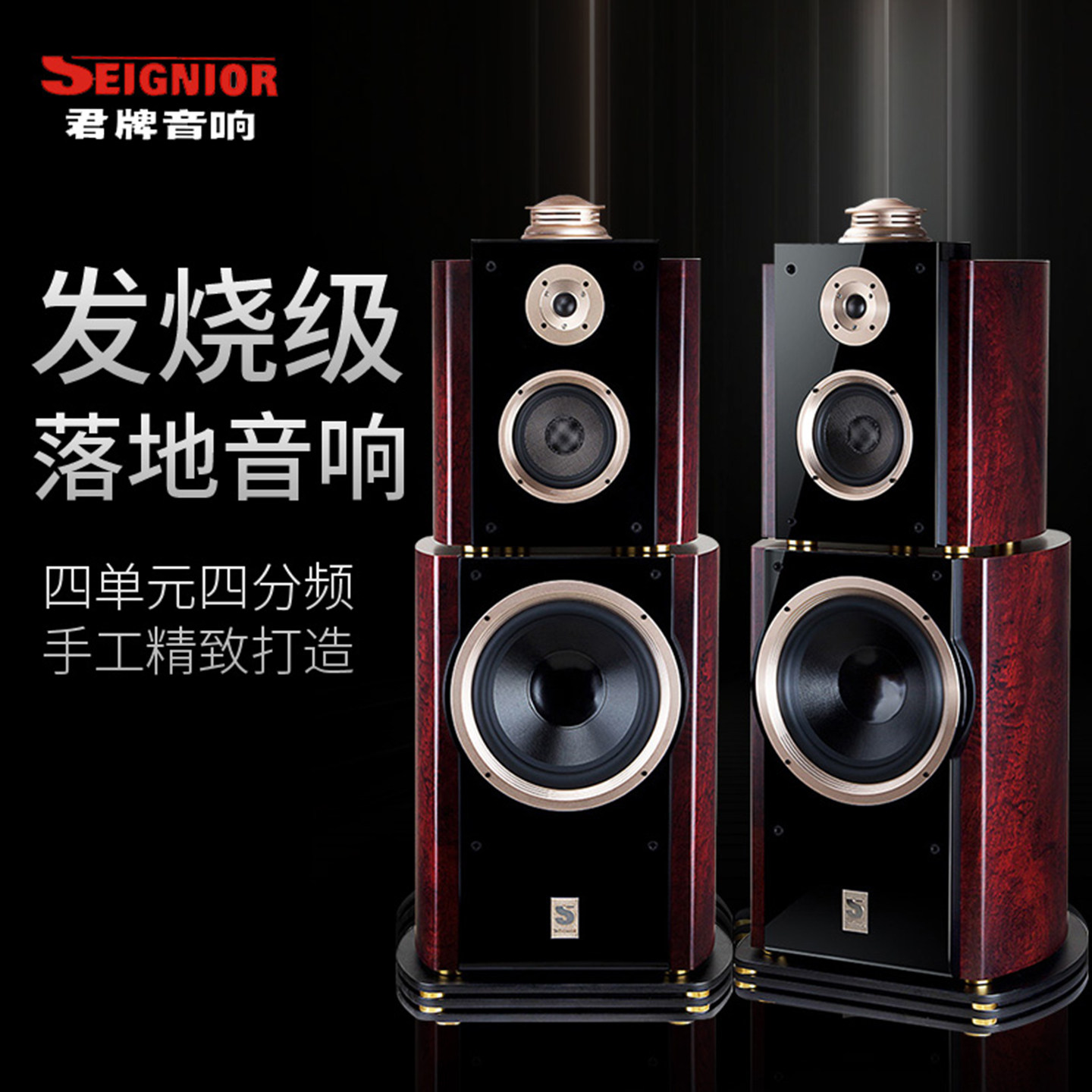 SEIGNIOR君A12HIFI音箱12寸低音别墅高端高级发烧落地高保真音响