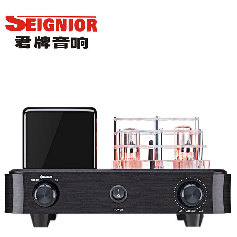 SEIGNIOR/君 Q12 胆机发烧功放高保真君牌音响电子管蓝牙无损功放