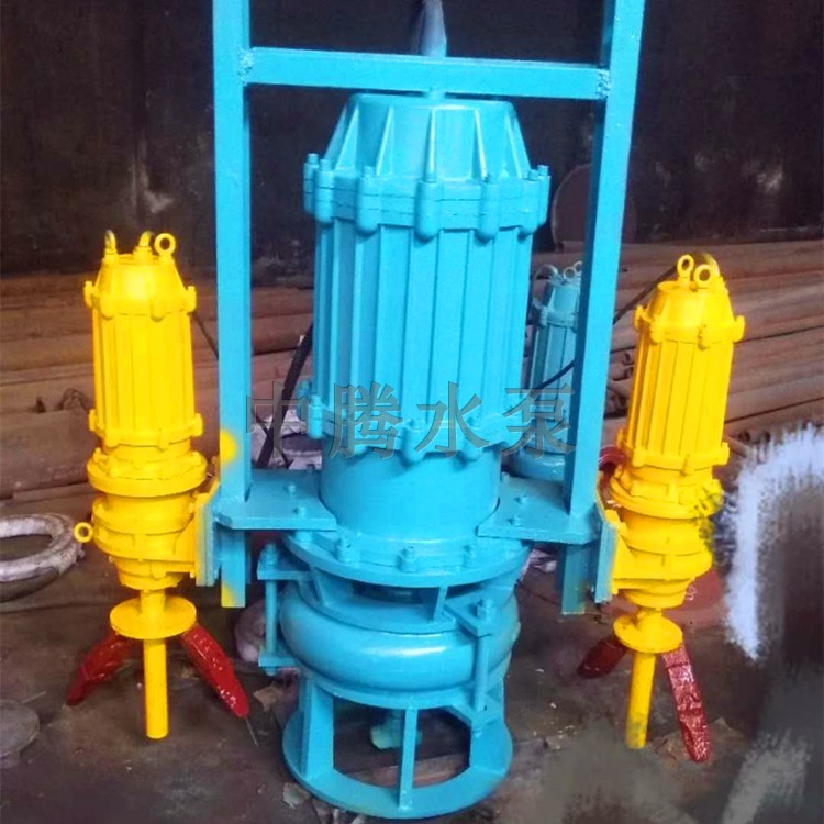 3寸 潜水渣浆泵潜水抽沙泵砂浆泵耐磨合金 80ZJQ40-15清淤泵5.5kw