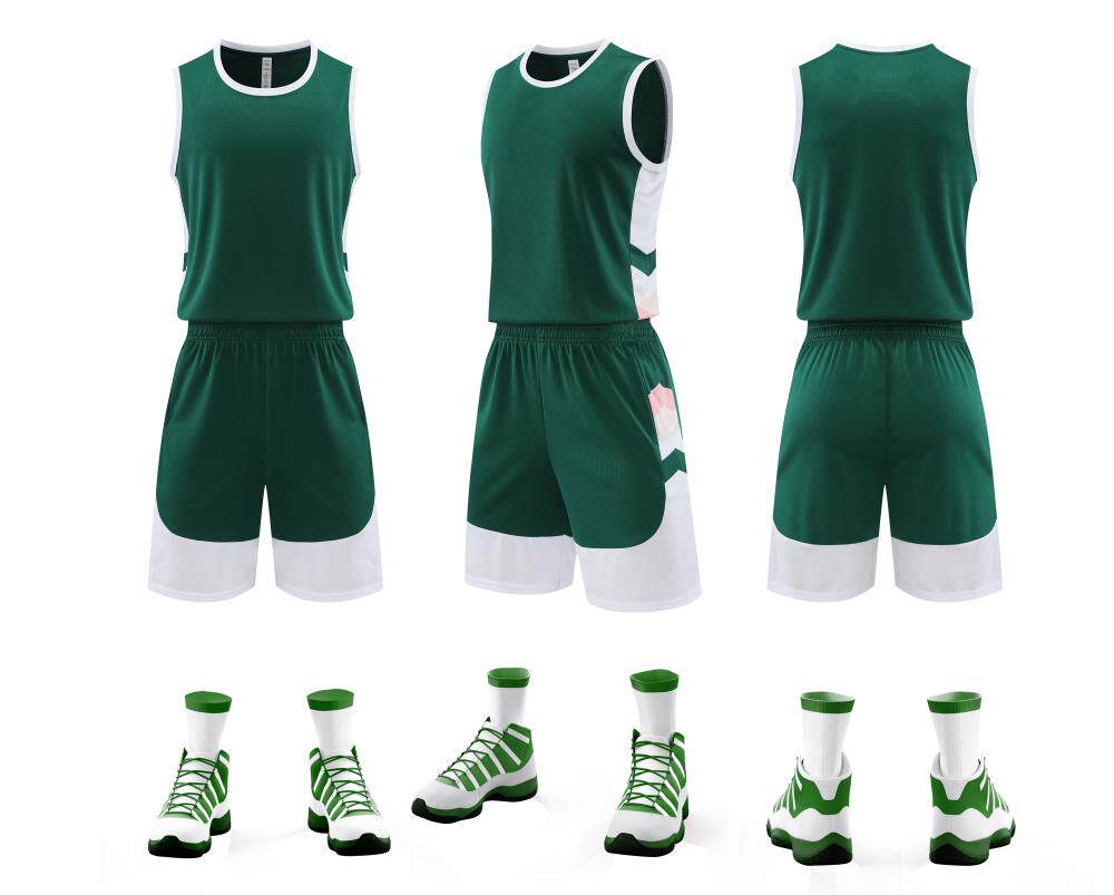 篮球服套装男全身定制学生比赛训练营双面篮球队服背心篮球衣印字图片