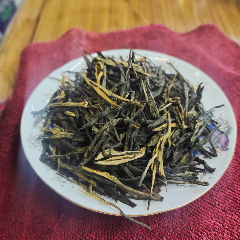 新茶云南红茶凤庆滇红经典58松针红茶特级工夫红茶 散装 500g