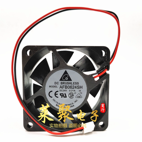 台达 6025 24V 0.21A 6CM/厘米 变频器大风量散热风扇 AFB0624SH