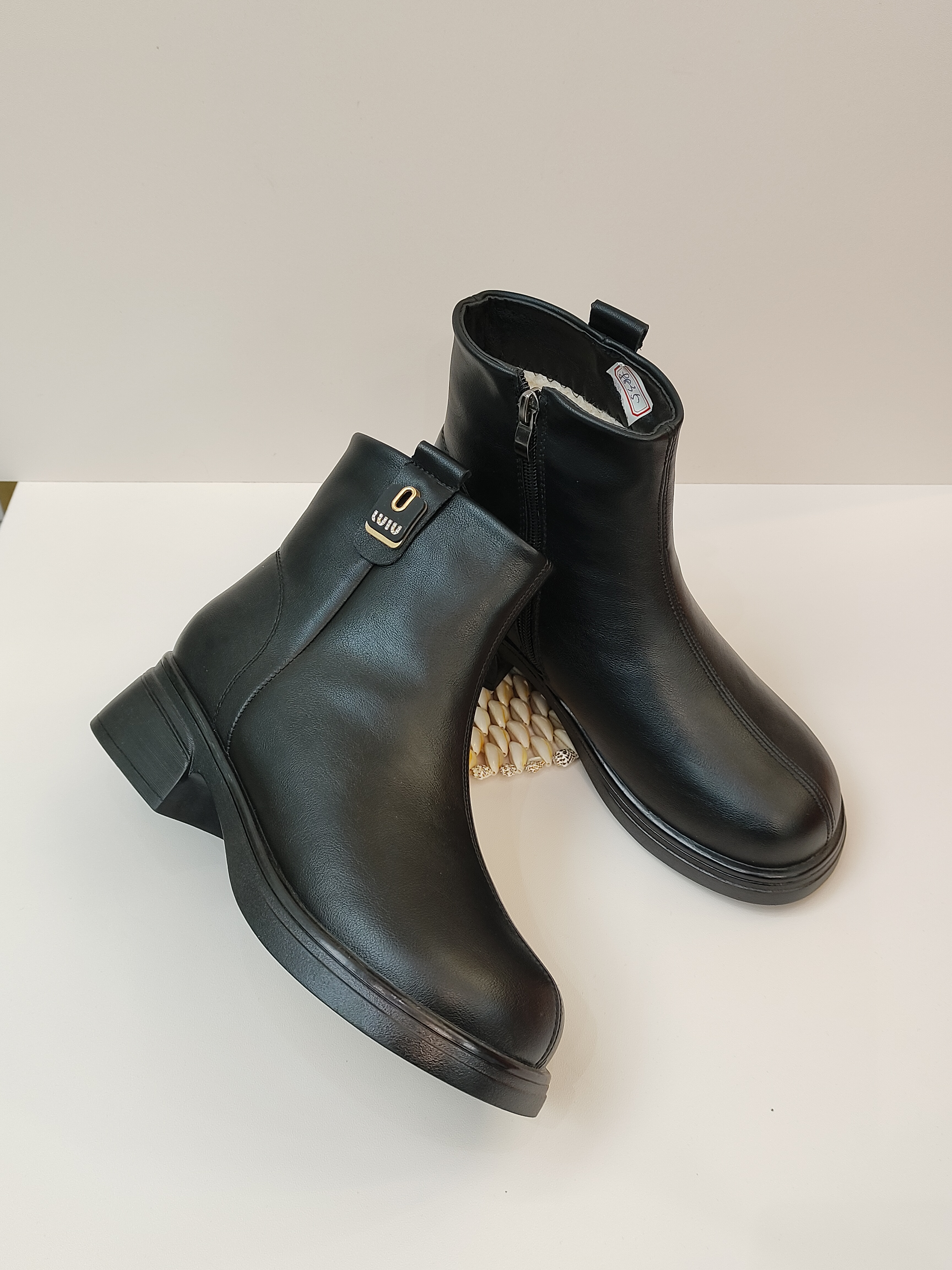 特大码41 42 43平底女棉靴坡跟厚底防滑底妈妈棉靴子冬季保暖女鞋