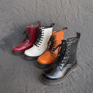实体品牌断码特价骑士靴休闲真皮头层牛皮防滑耐磨机车靴四色百搭