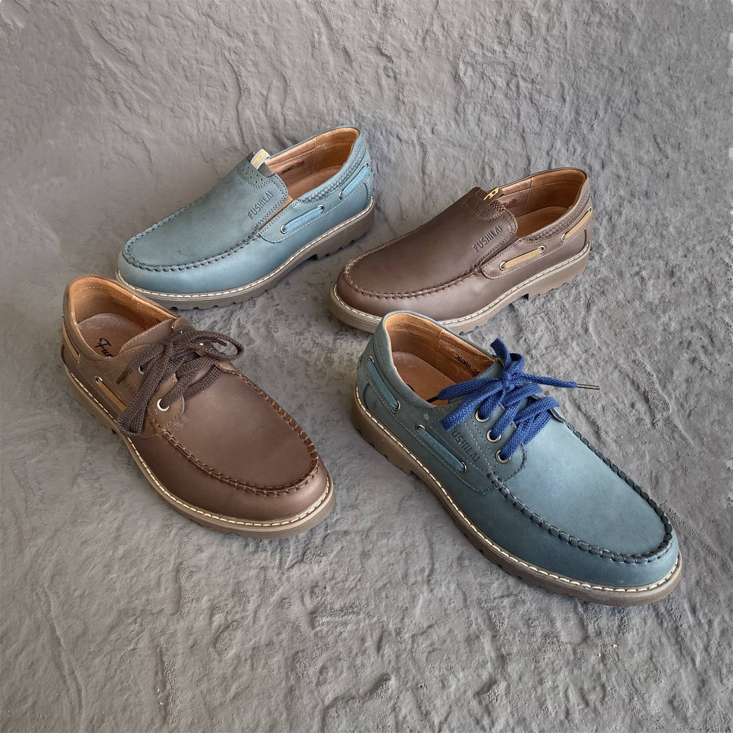 欧洲站英伦风商务正装皮鞋