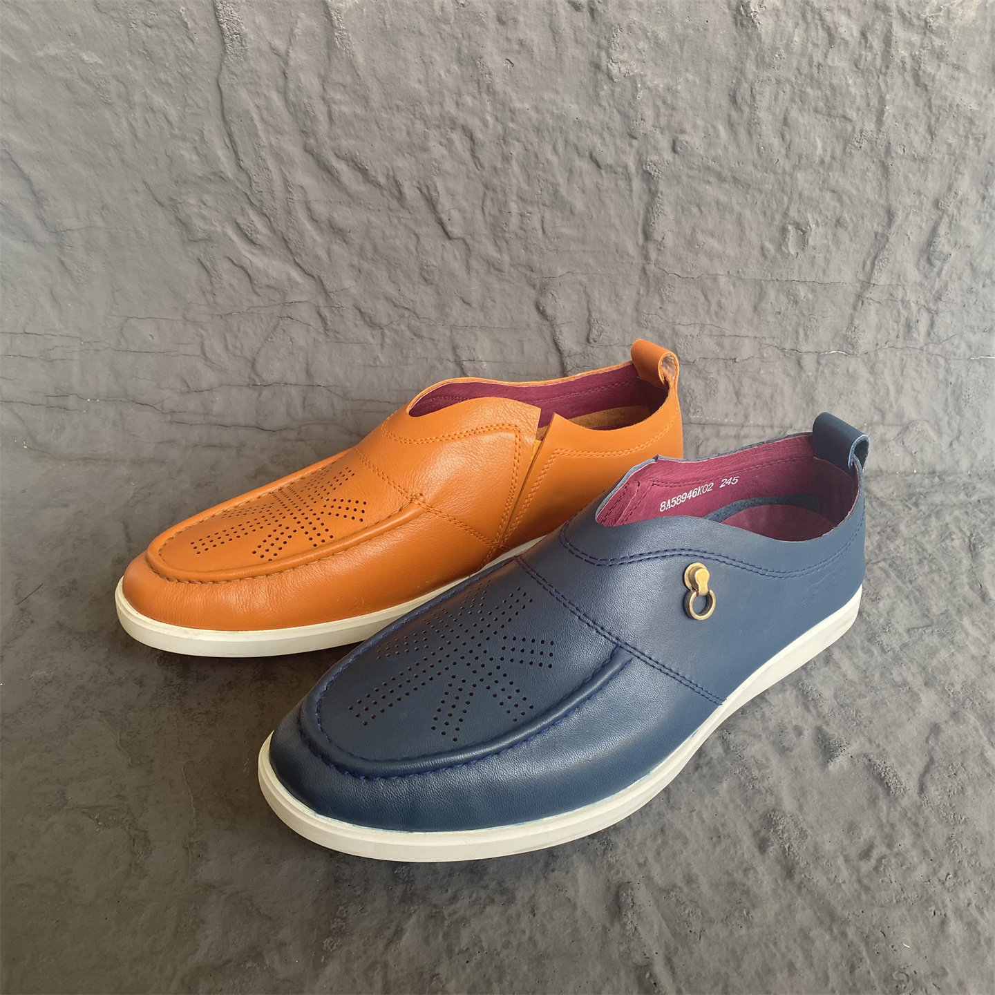 春秋夏款公牛正品休闲软底软面镂空凉鞋真皮头层牛皮豆豆驾车男鞋